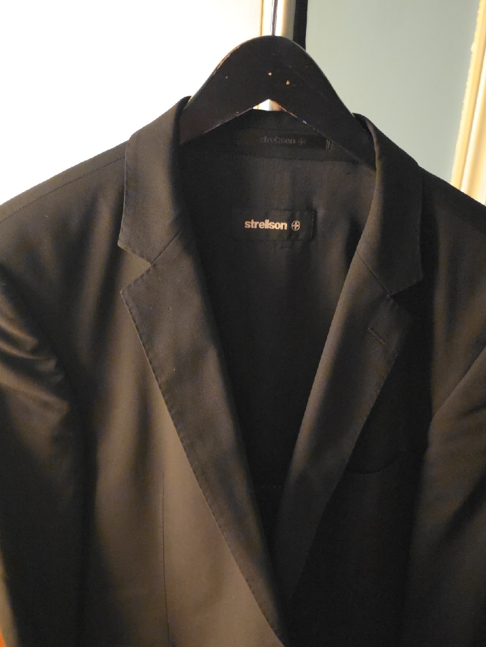 Strellson Black Men's Tailored Notch Lapel Blazer